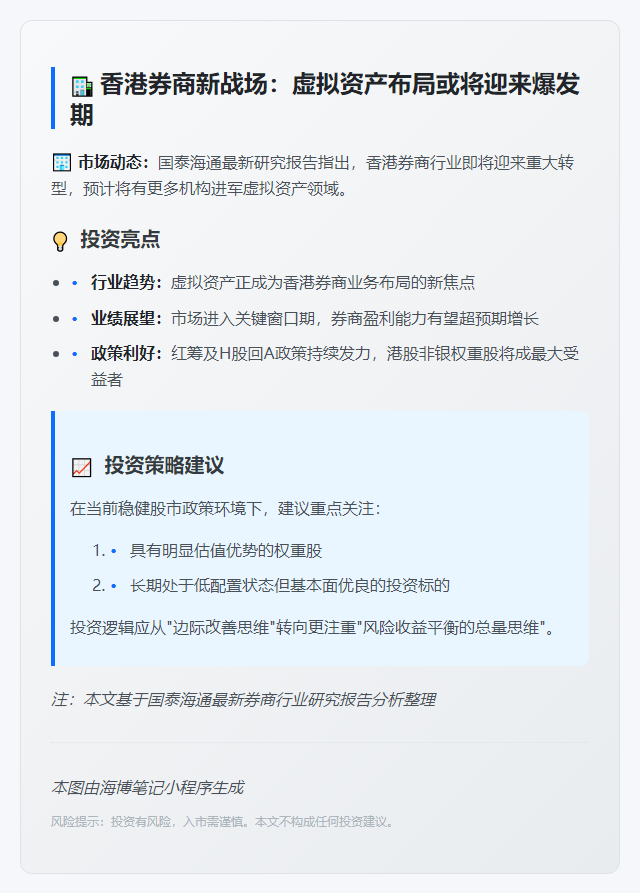 港券商加速布局虚拟资产市场