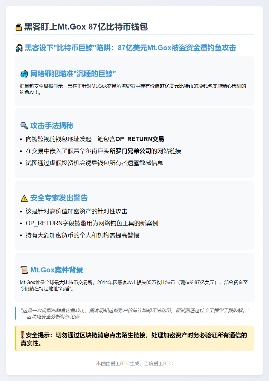 黑客盯上Mt.Gox 87亿比特币钱包