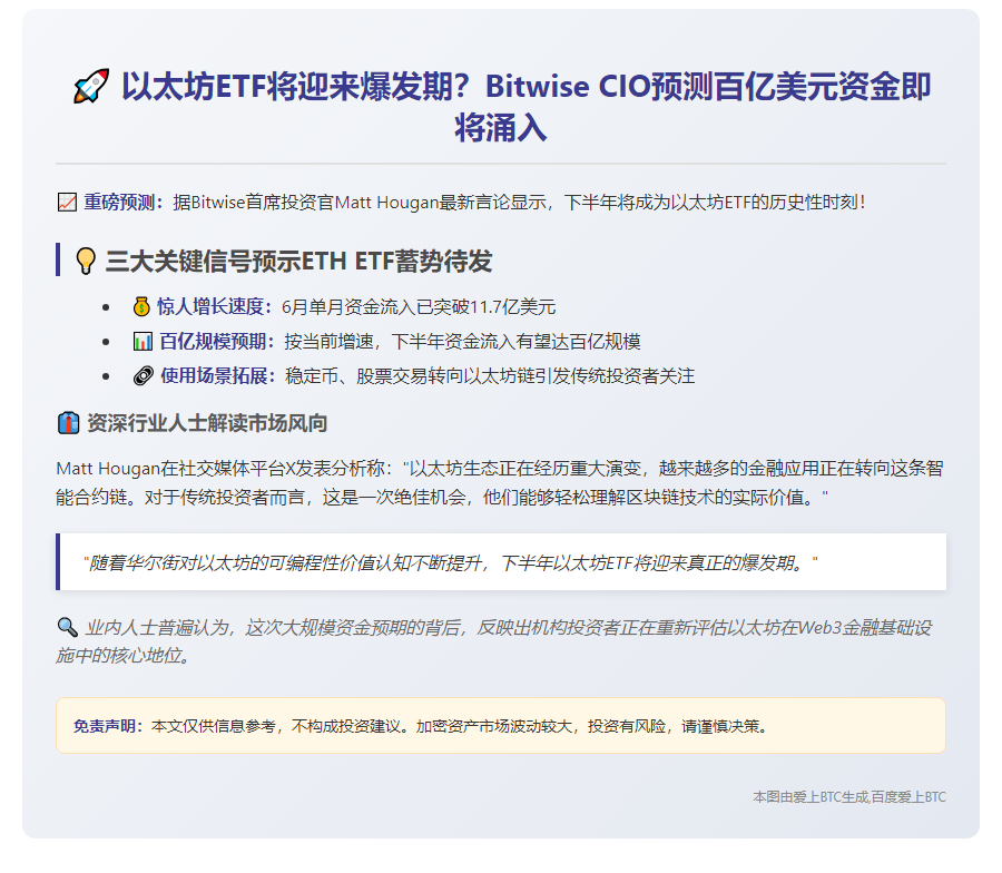 以太坊ETF资金流入或达百亿