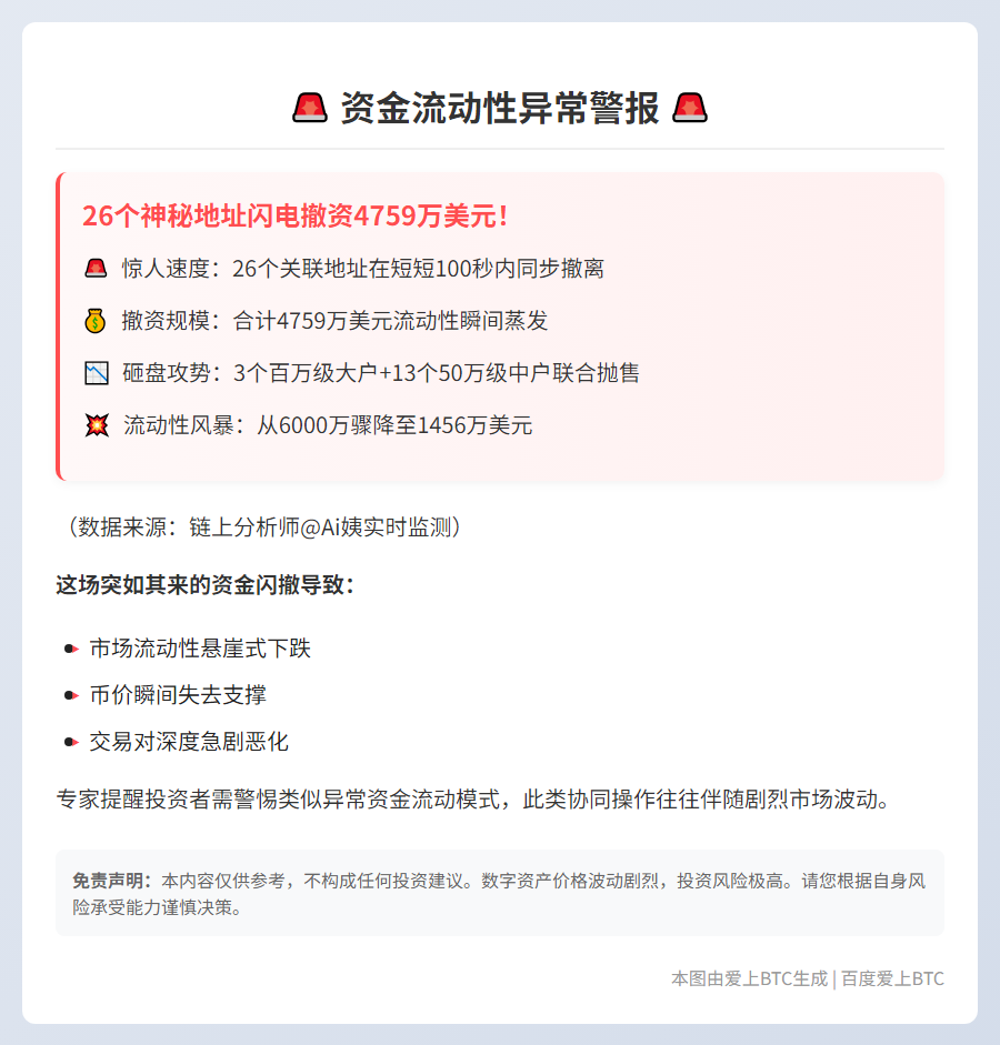 26地址百秒撤资4759万美元