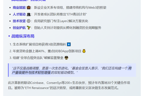 以太坊基金会重组生态战略