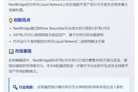 NextBridge获800万美元A轮融资，Fulgur领投