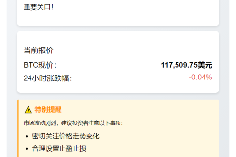 BTC破11.75万美元
