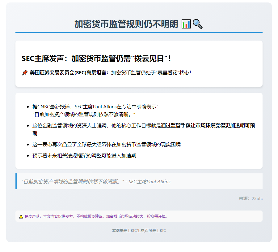 加密货币监管规则仍不明朗