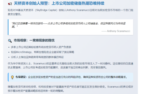 上市公司加密储备热潮终将退去
