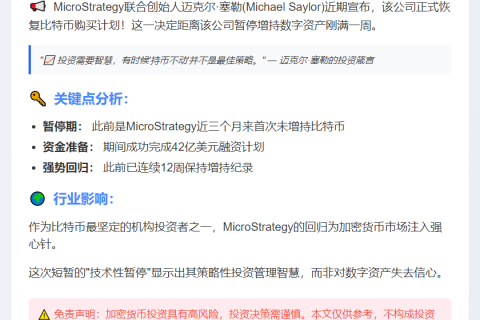 赛勒再发比特币买入信号