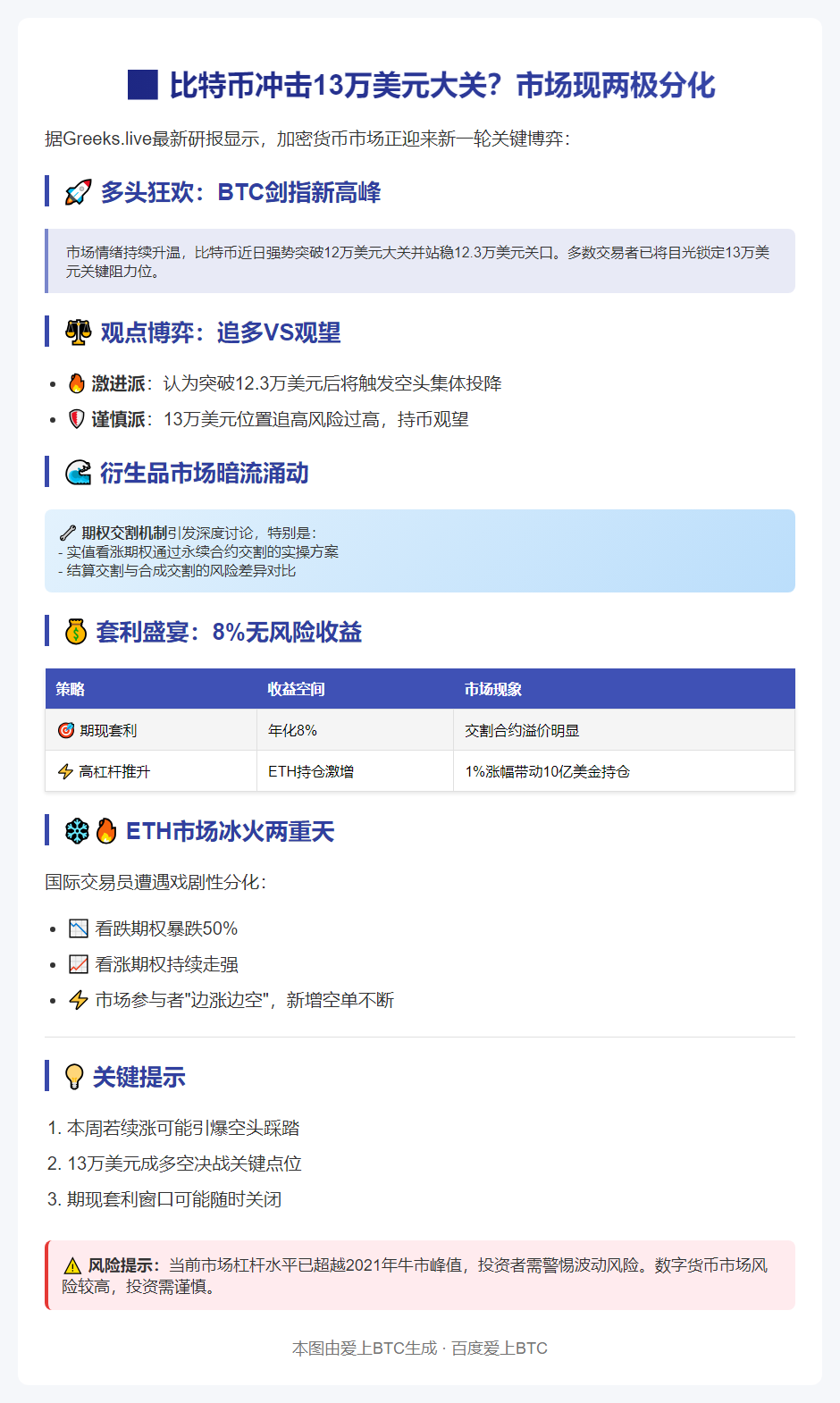 比特币或遇13万美元强阻力