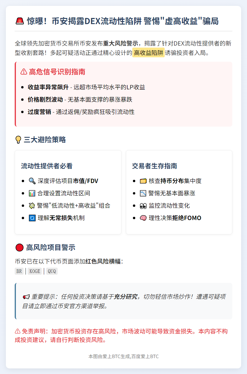币安Alpha风险警示与用户教育