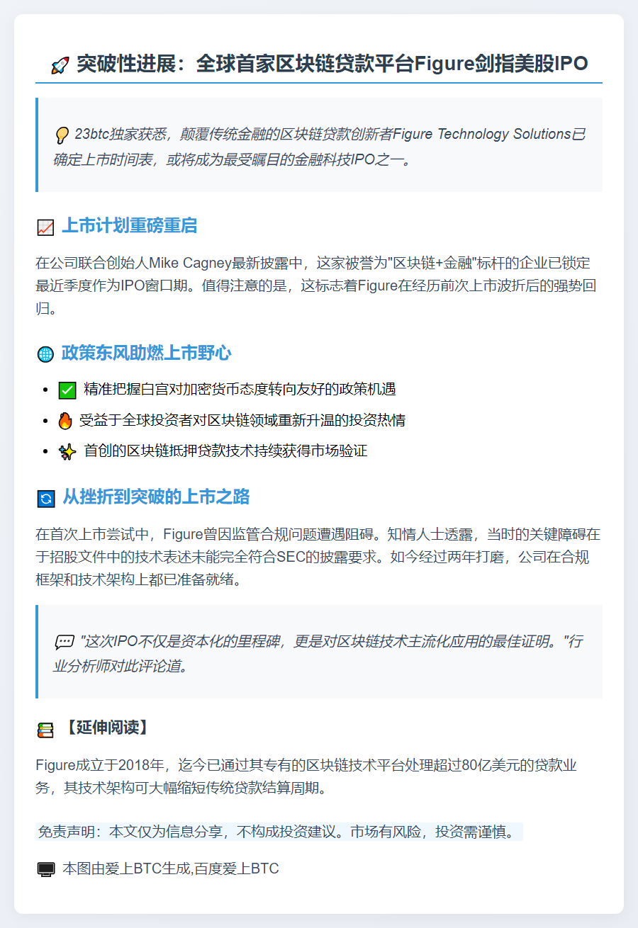 Figure Tech拟IPO