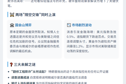 共和党取消与鲍威尔会面 去留成谜