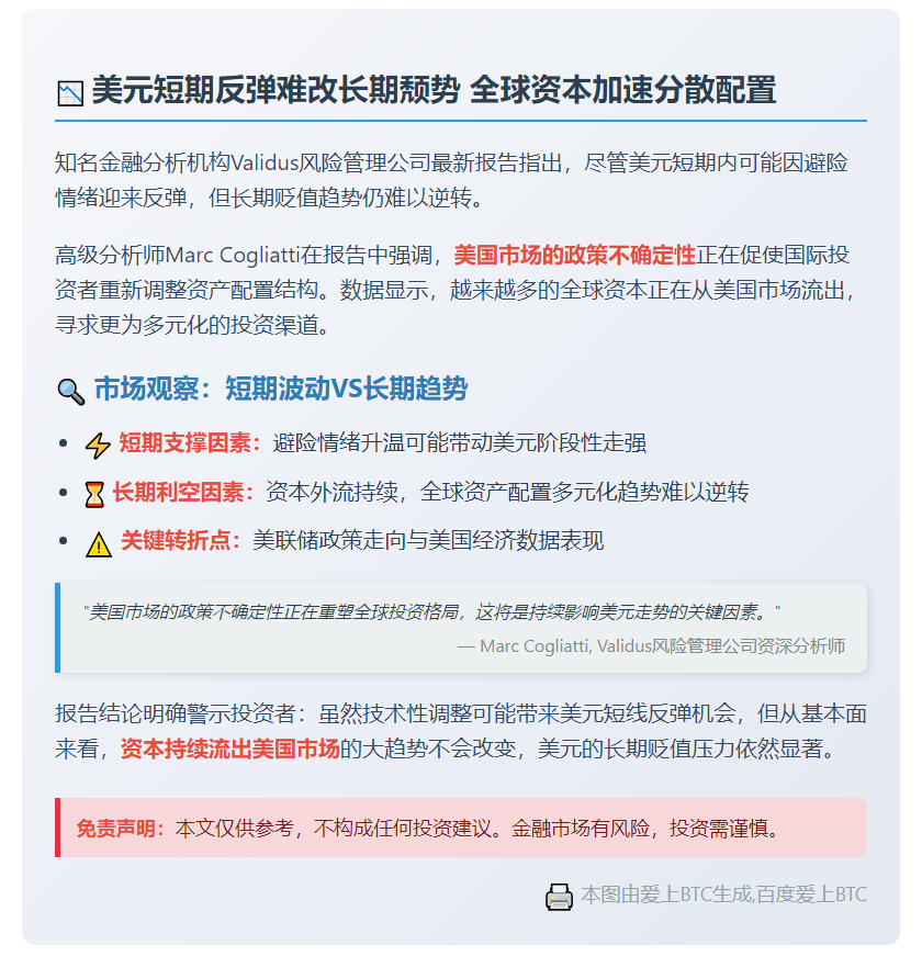 美元反弹不改长期跌势