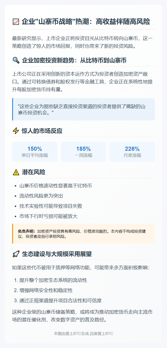 山寨币储备策略风险大，或成加密采用催化剂