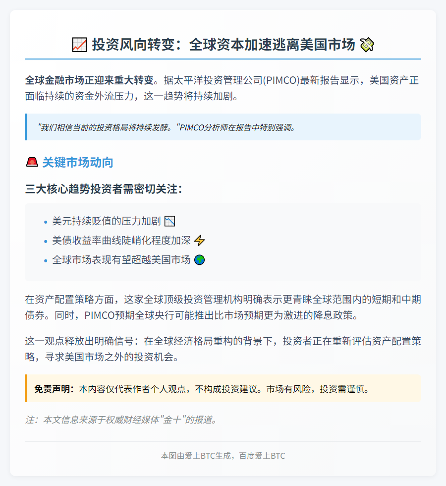 投资者或持续撤资美国资产