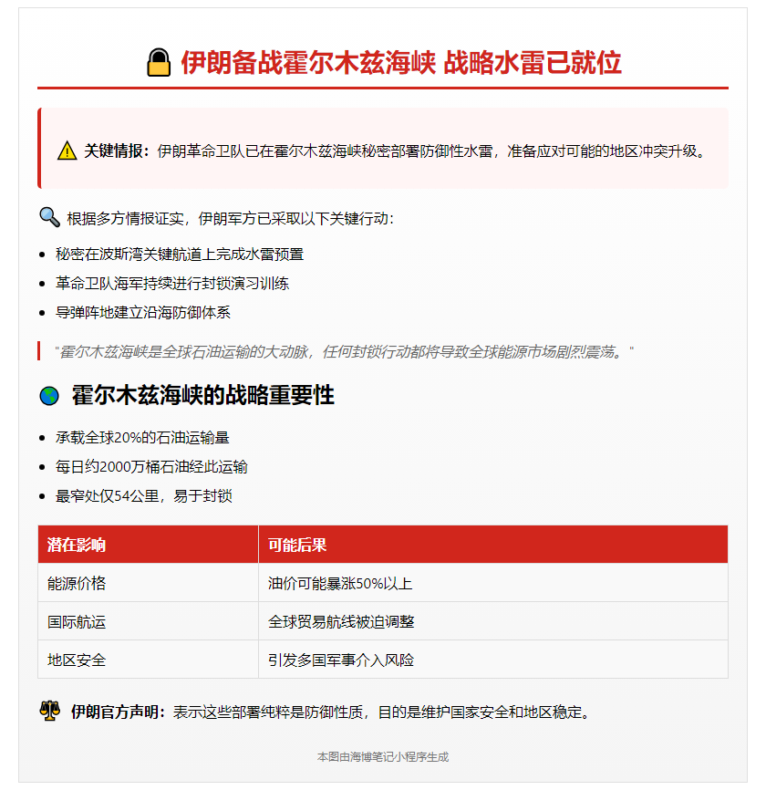 ​伊朗备雷霍尔木兹以对伊以冲突