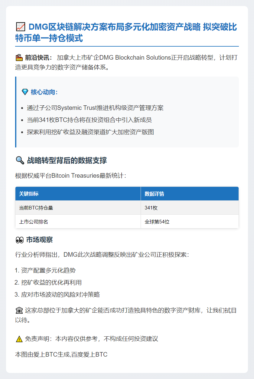 DMG拟建多元数字资产财库