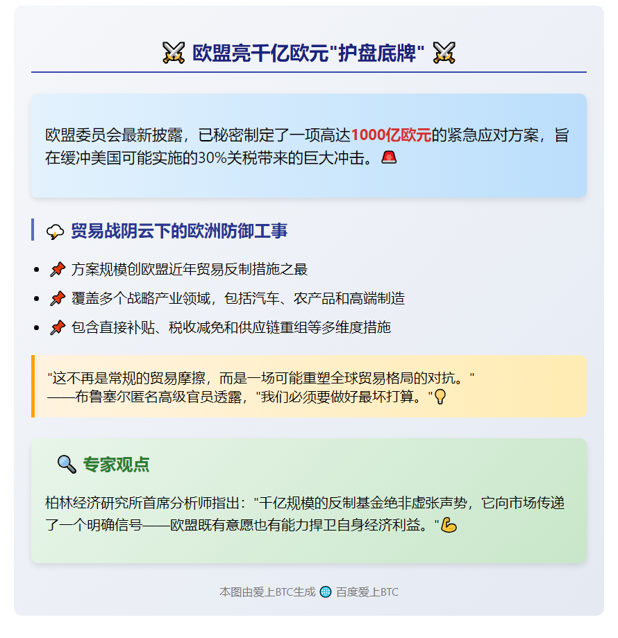 欧盟备千亿欧元无协议应对方案