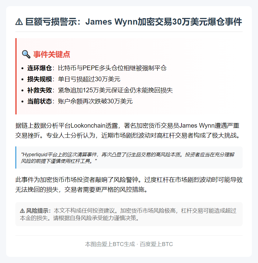 James Wynn爆仓30万美元
