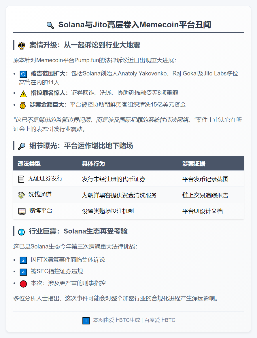 Solana与Jito高管涉Pump平台非法经营案