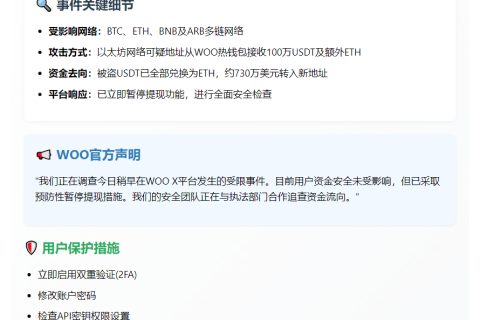 WOO X遭攻击损失超1200万美元