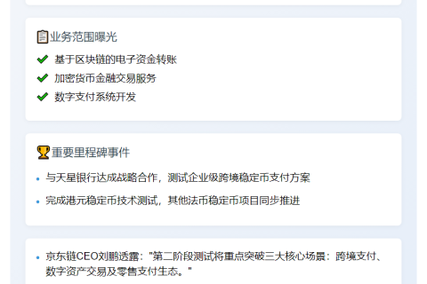 京东链注册JCOIN等商标，或涉稳定币
