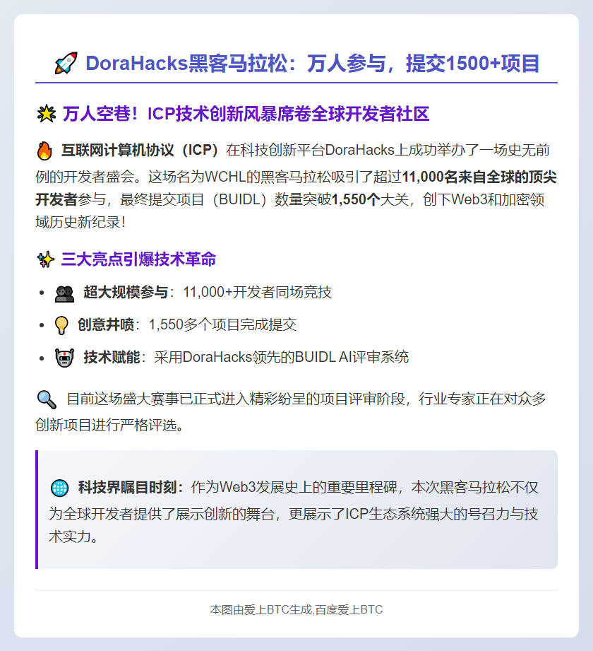 DoraHacks黑客马拉松：万人参与，提交1500+项目