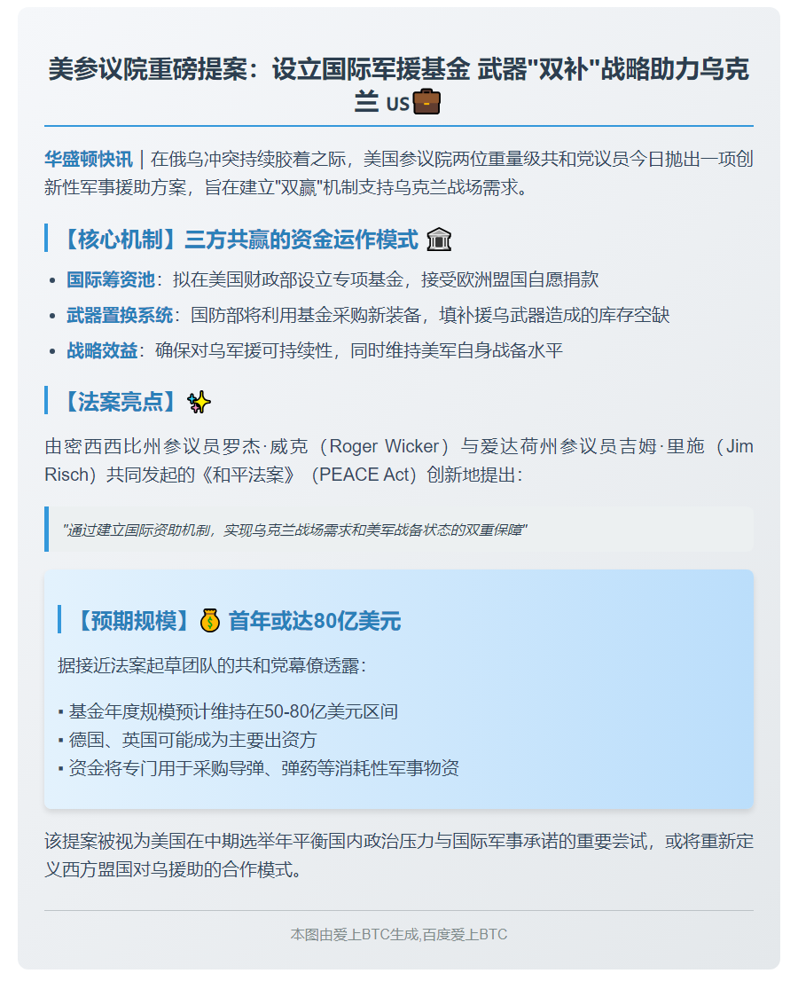 盟友注资援乌 美设基金补库存