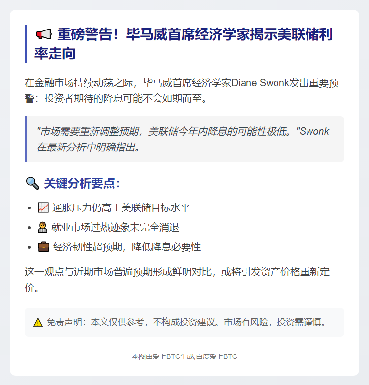 毕马威：美联储年内不降息