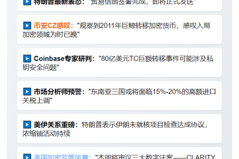 23btc午报 | 7月5日午间要闻速览