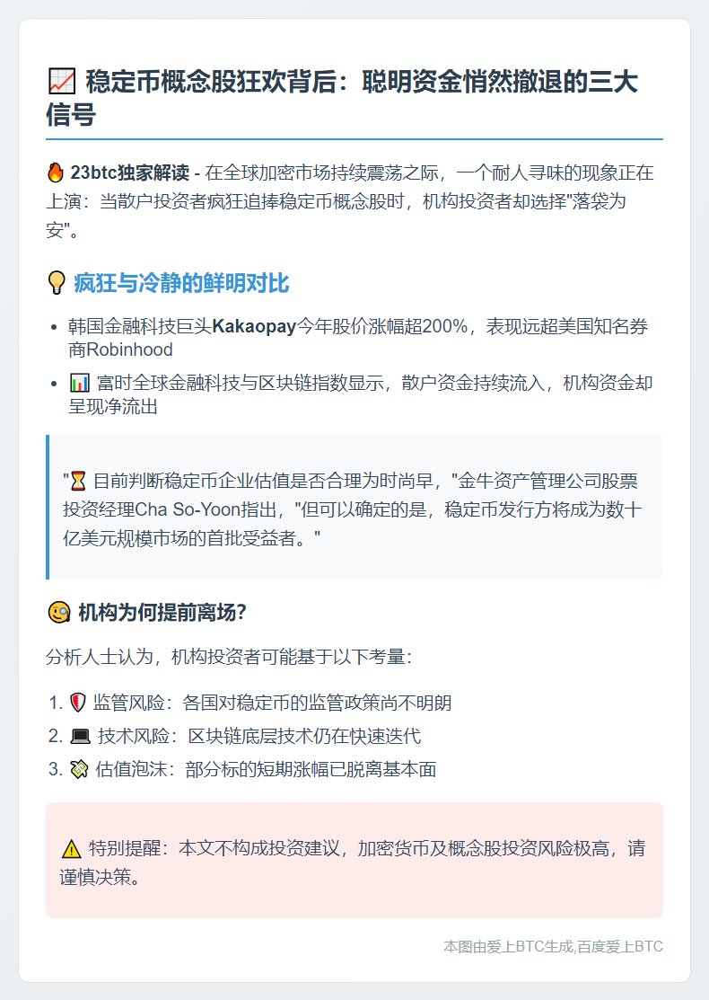 基金公司趁热套现稳定币概念股