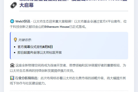 以太坊基金会旧金山设Ethereum House