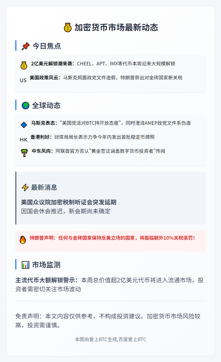 7月7日午间重要动态