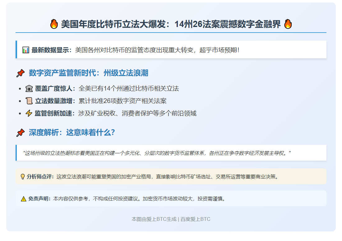 美14州通过26项比特币法案