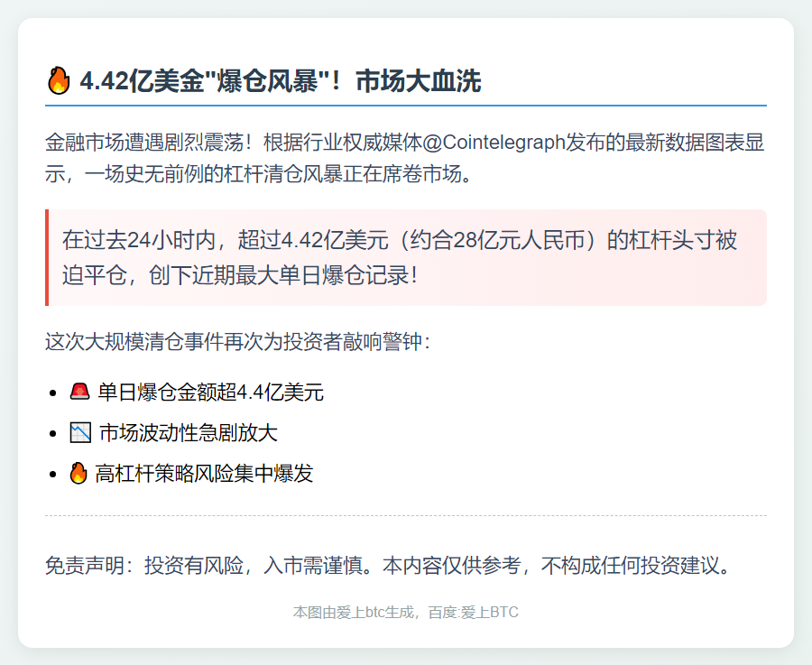 24小时超4亿美元杠杆头寸遭平仓