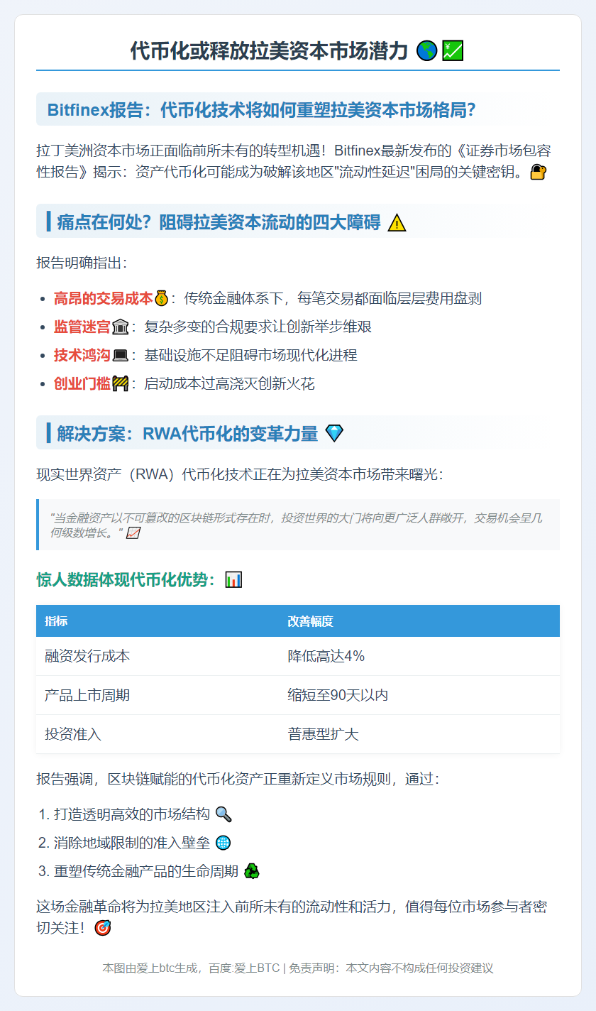 代币化或释放拉美资本市场潜力