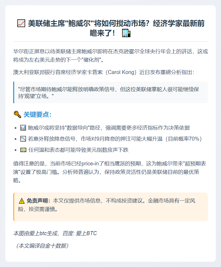 鲍威尔表态或仍含糊