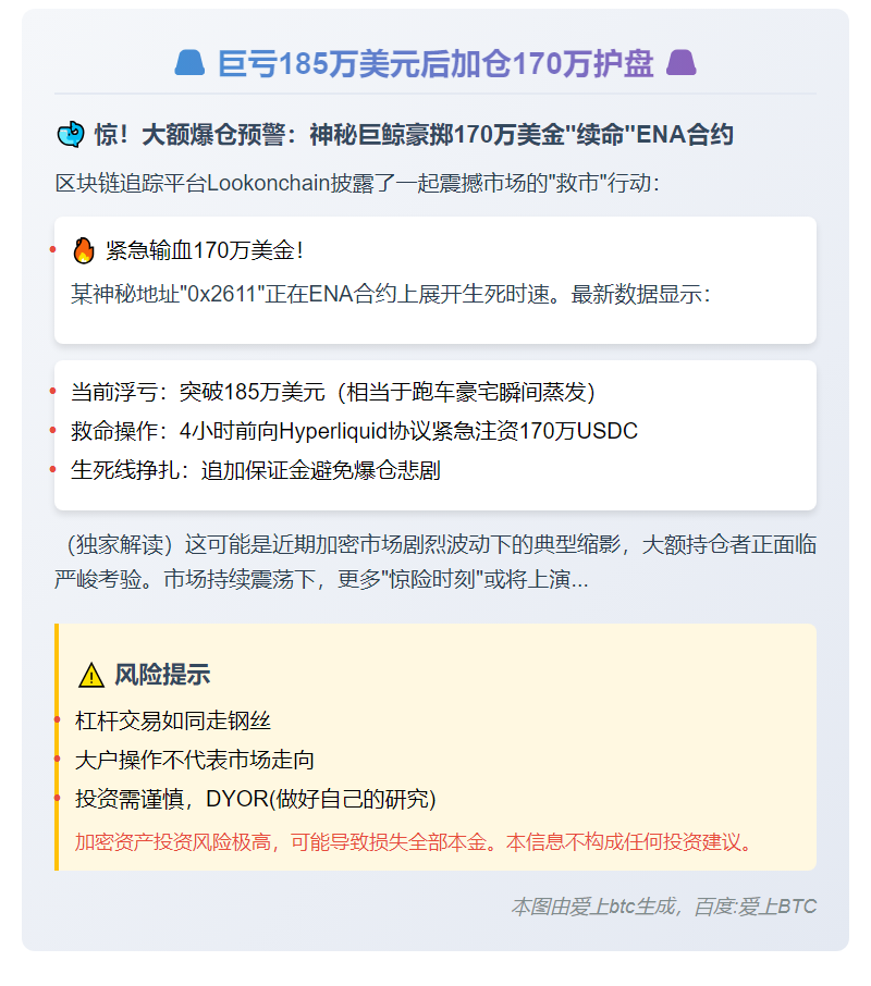 巨亏185万美元后加仓170万护盘