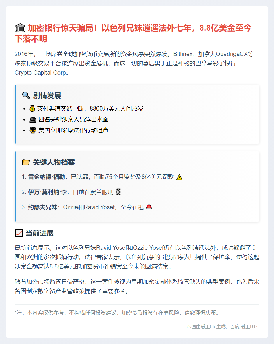 躲避引渡：以色列的“影子银行”高管