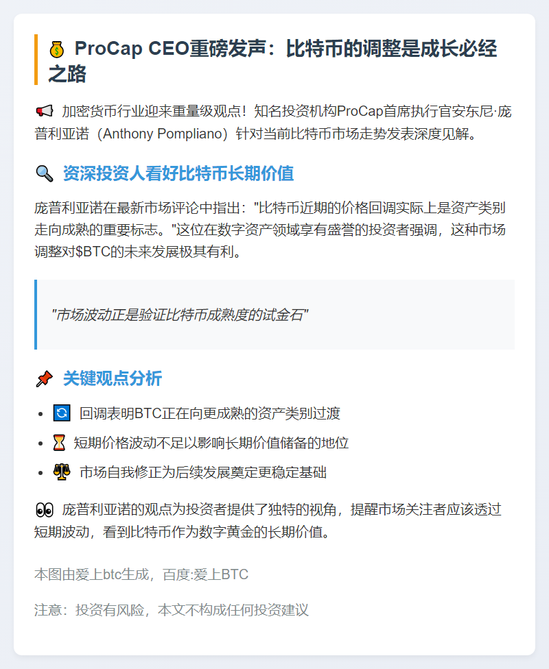 比特币回调显示资产成熟