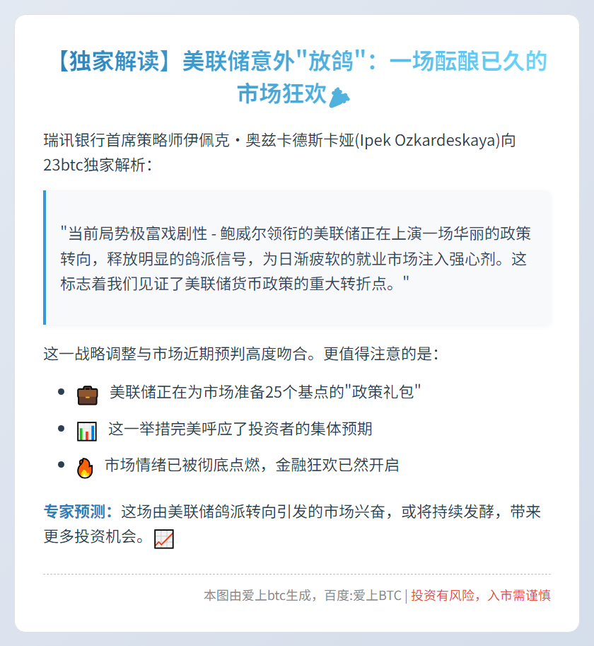 美联储鸽派转向引爆市场热