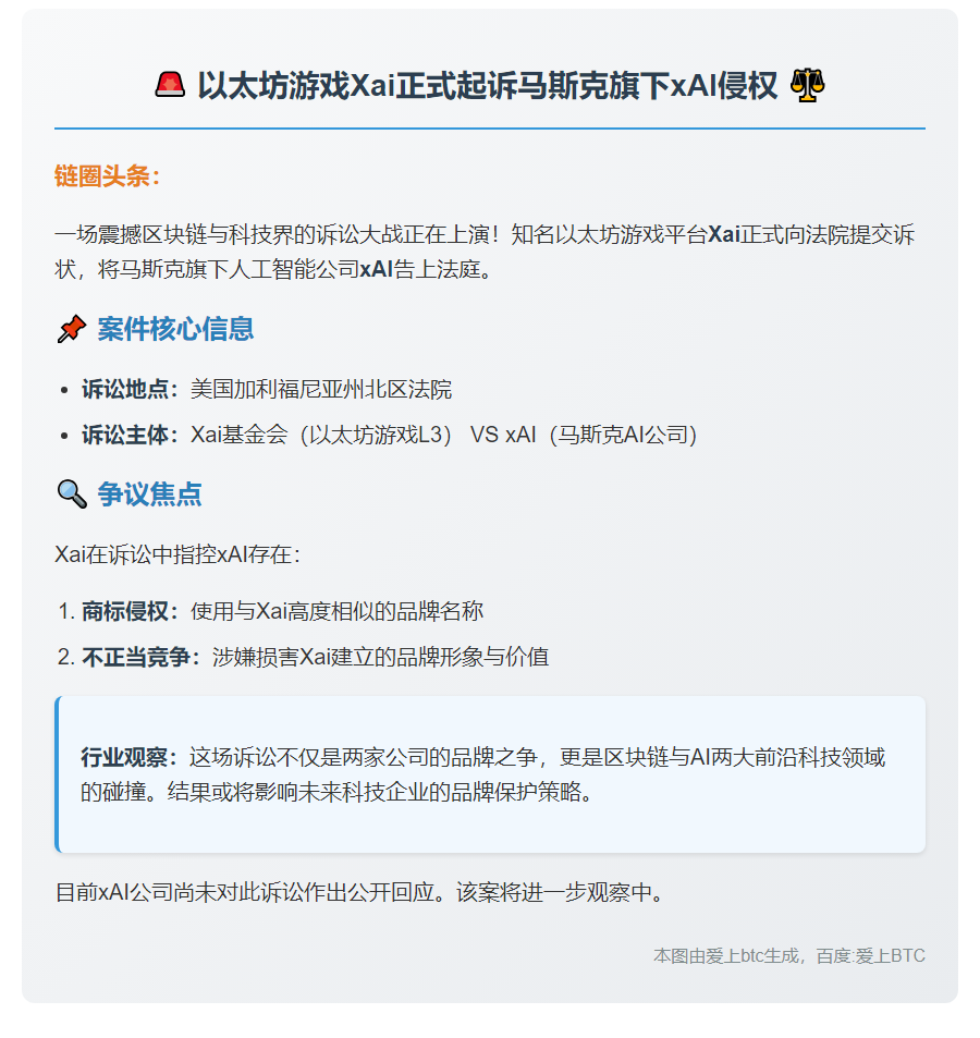Xai起诉马斯克xAI侵权