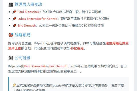 Bitpanda拟法兰克福IPO