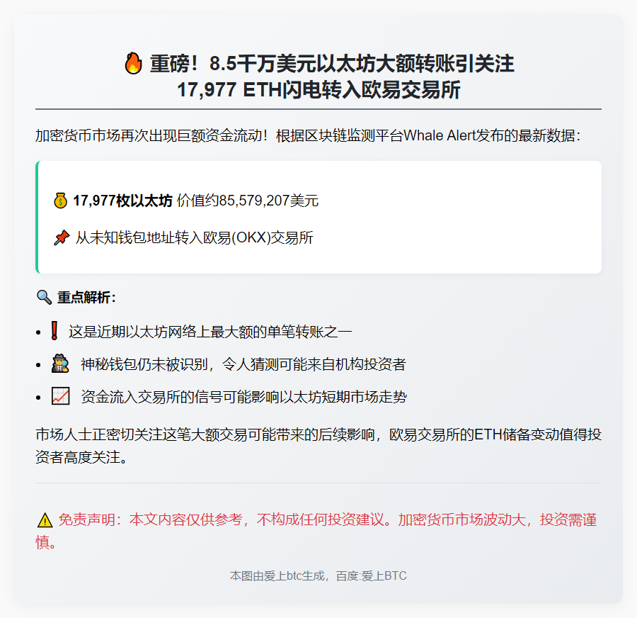 1.77万枚以太坊转入欧易