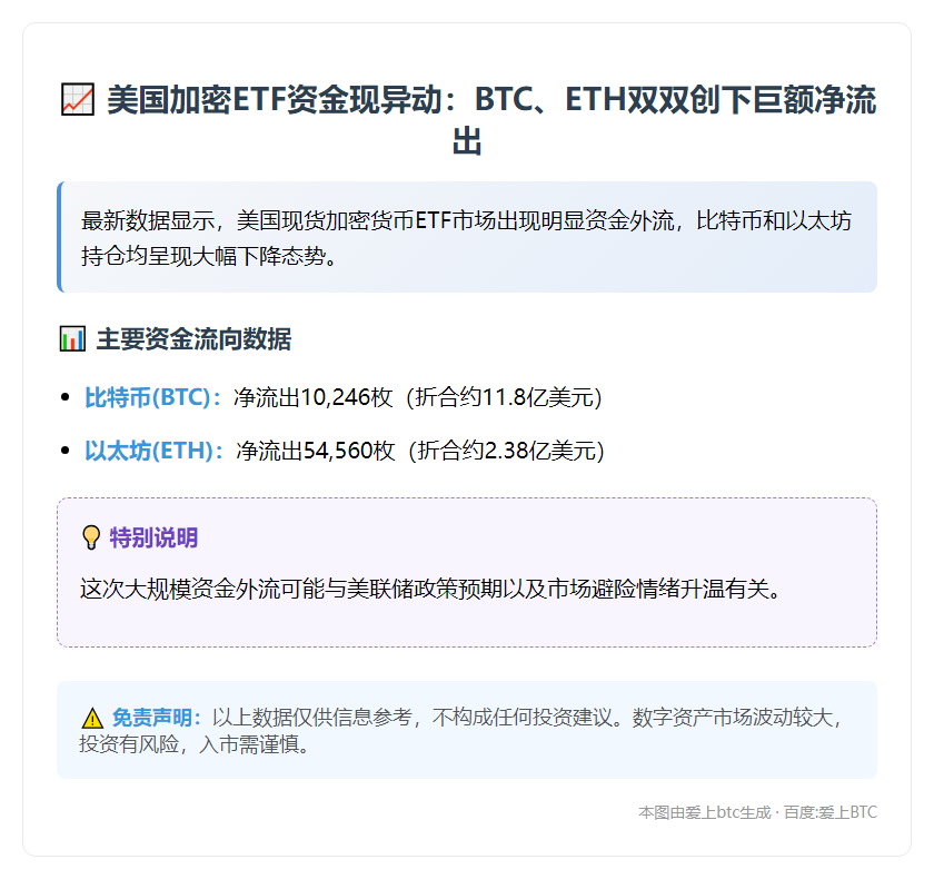 上周比特币现货ETF净流出超1万枚