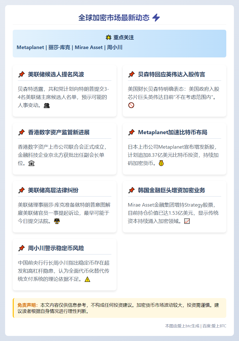 23btc晚报 | 8月27日重要动态速览