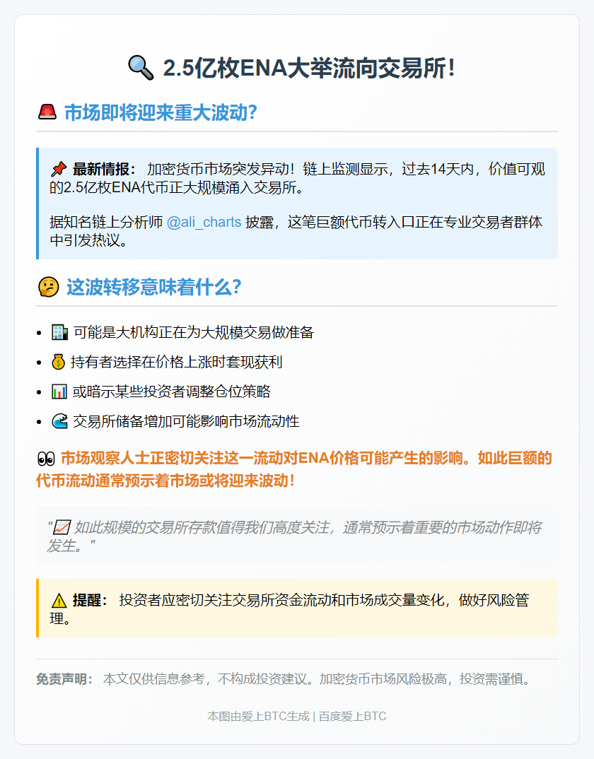 2.5亿枚ENA两周涌入交易所