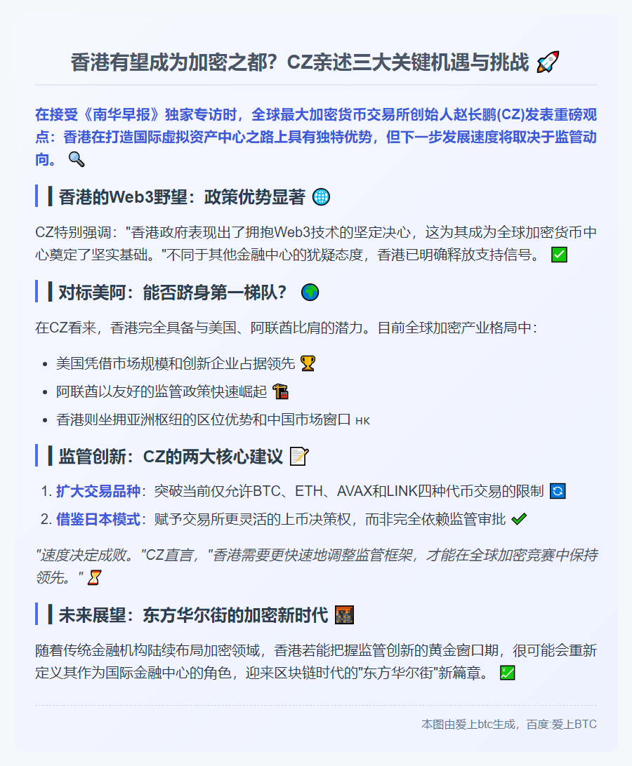香港或成加密中心 关键在监管速度