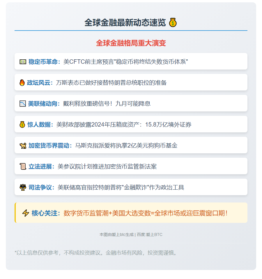 8月30日隔夜金市要闻