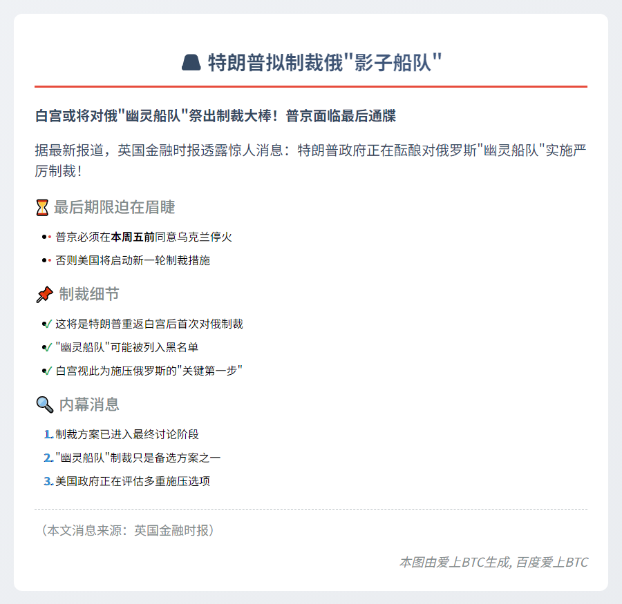 特朗普拟制裁俄