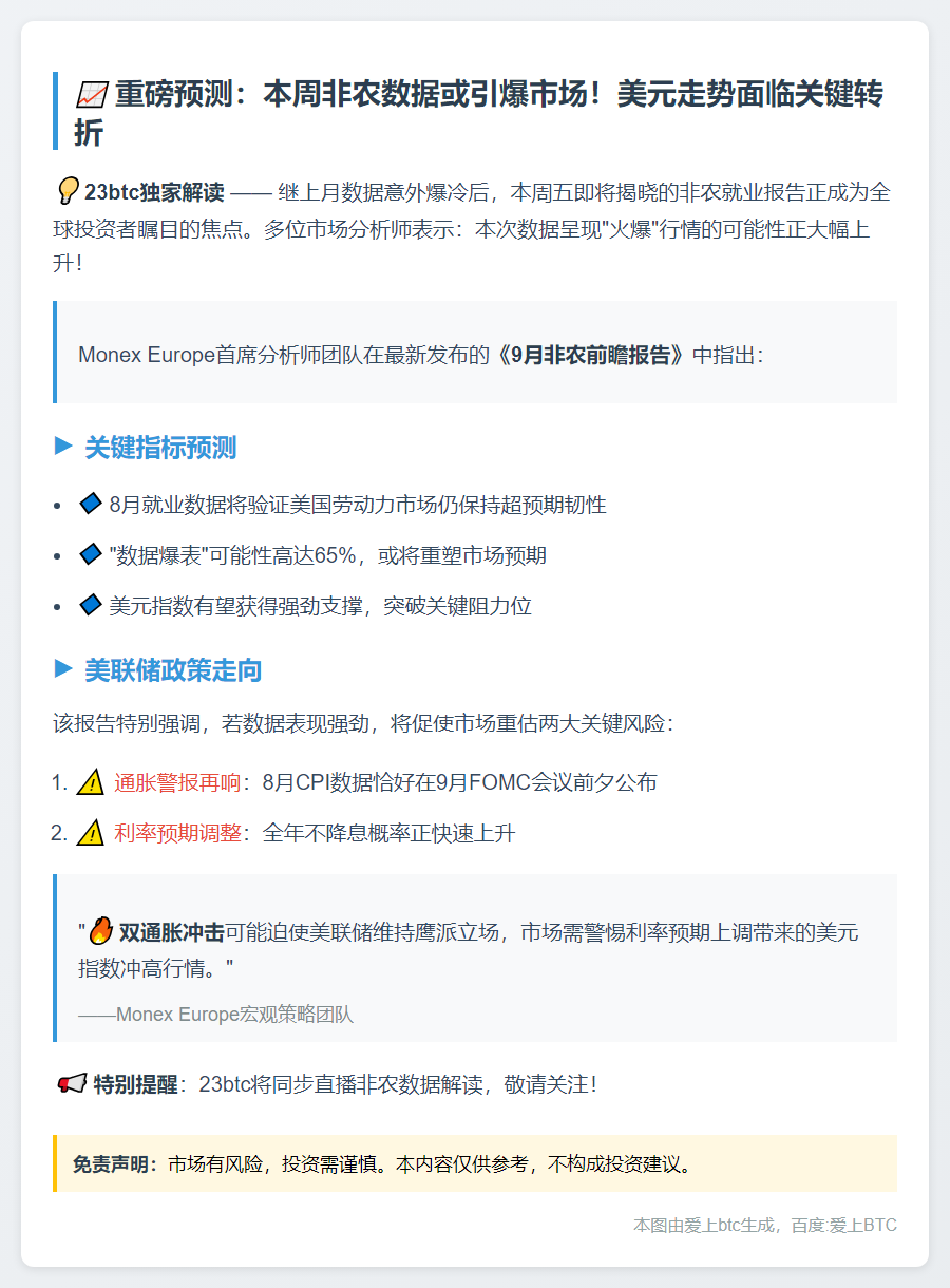 机构预测本周非农或超预期