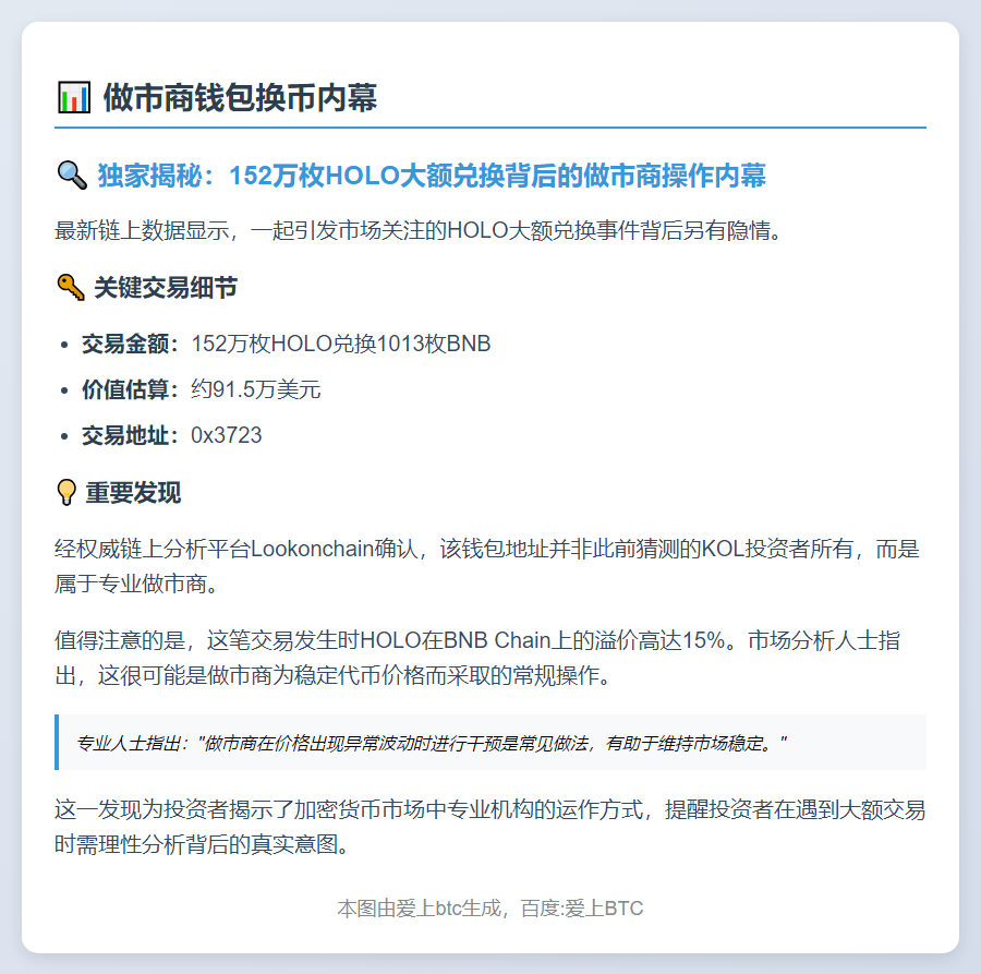 做市商钱包换币内幕